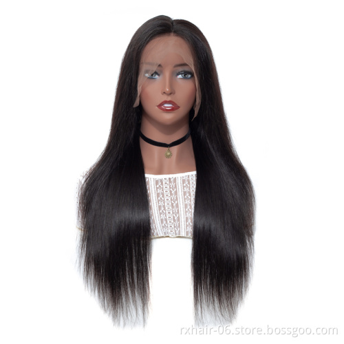Hot Sale Natural Virgin 40 Inch Full Lace Wigs Human Hair Brazilian